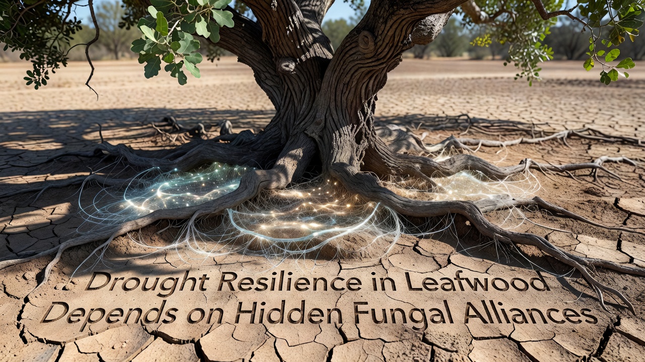 Drought Resilience in Leafwood Depends on Hidden Fungal Alliances